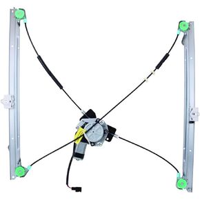 New Window Regulator with Motor Front Passenger Side Right Compatible With 2001 2002 2003 Chrysler Town & Country, Voyager, Dodge Caravan Grand 4717766AB, 4894536AA, 5135250AA, 5170940AA, 741-824