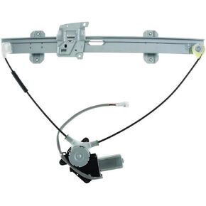 OEG Parts New Window Regulator W/Motor Front Drivers Side Left Compatible with Chevy Tracker 1999-04, Suzuki Grand Vitara 1999-05, XL-7 2005-06 741-974 30021420 8340265D10