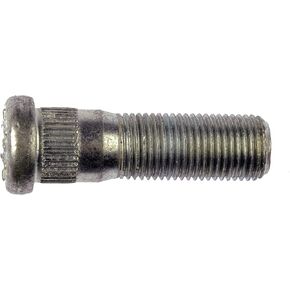 9/16-18 Serrated Wheel Stud - 0.623 In. Knurl, 1-29/32 In. Length