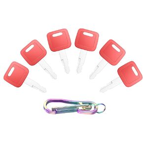 H800 Ignition Keys for JD Hitachi Excavator - AT194969 Excavator Ignition Key for JD John Deere Hitachi Tractor Case Dozer New Holland Fiat Construction Equipment, Replace H800 AT147803 4286465