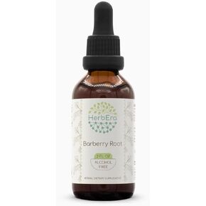 Barberry Root B60 Alcohol-Free Herbal Extract Tincture, Concentrated Liquid Drops Natural Barberry (Berberis Vulgaris) (2 fl oz)