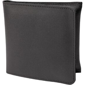 Leather Wallet Auvi-Q Carrying Case, Handsome Solution for Your Allergy Medications. Holds 2 Small Epipens®, Cash, 5 Credit Cards. Teen-Adult Epipens. Black