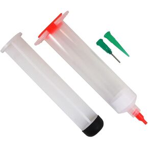 (QTY 3) Chip Quik CQ30CC-WP-QTY1 30cc syringe (with piston, front cover, rear cover, two tips, plunger)
