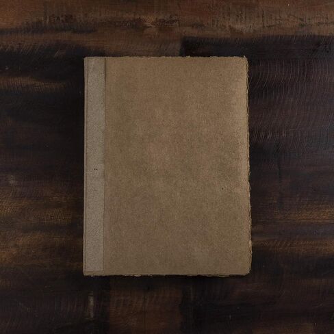 Vintage Paper Refills - 120 Pages of Antique Handmade Deckle Edge Vintage Paper – Refillable Vintage Leather Journal, Book of Shadows Journal, Writing Journal, Sketchbook (8.3" x 5.8" – A5) in Saudi Arabia