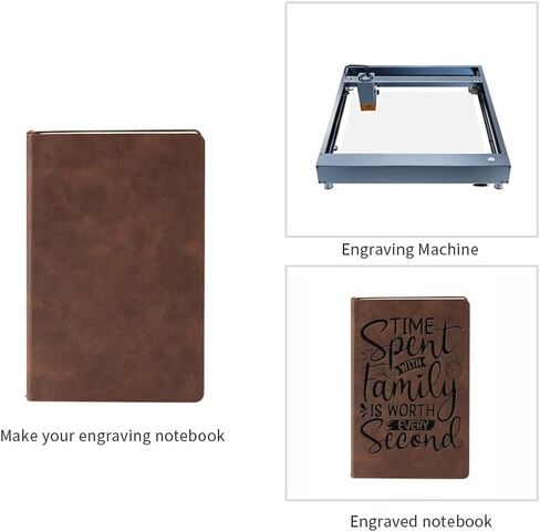 PYD Life 6 Pack Leather Notebooks A5 Journal Lined Blanks 5.8" x 8.3" Yellow Brown for Xtool Laser Engraving DIY Crafting,Notebooks for Work School Women Men 200 Pages in Saudi Arabia