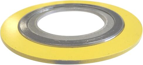 Sterling Seal and Supply, Inc. API 601 9000IR.500304GR150 حشية ملفوفة حلزونية مع حلقة داخلية 304SS، حجم أنبوب 1/2 بوصة × شفة فئة 150# × 304SS/جرافيت مرن in Saudi Arabia