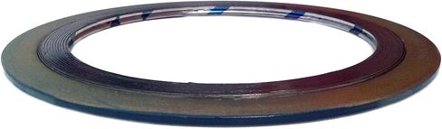 Sur-Seal, Inc. Teadit 90003347GR600 حشية ملفوفة حلزونية، أنبوب 3 بوصة، فلنجات فئة 600، ملفات 347SS، جرافيت مرن للتطبيقات مع ركوب الدراجات الحرارية وتغيرات الضغط in Kuwait