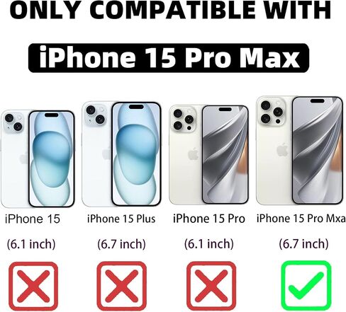 for iPhone 15 Pro Max Case Magnetic,for Women Girl Soft Cute Luxury Butterfly Pattern Plating Glitter Bling Phone Case Compatible with MagSafe Clear Shockproof Back Cover 6.7"-Pink in Saudi Arabia