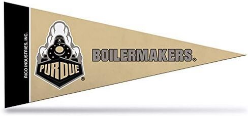 Rico Industries NCAA Purdue Boilermakers 4-Inch by 9-Inch Classic Mini Pennant Décor in Saudi Arabia