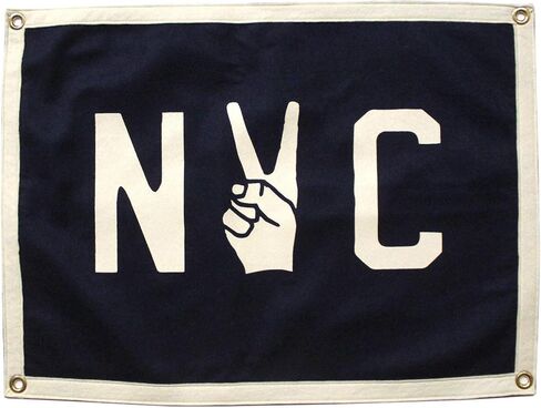 NYC Camp Flag - New York City Oxford Pennant Original in Saudi Arabia