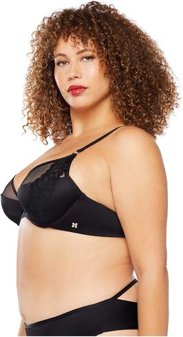 Savage X Fenty Women's Savage Not Sorry Microfiber & Lace Half Cup Bra in Saudi Arabia