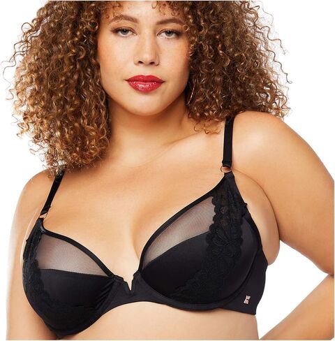 Savage X Fenty Women's Savage Not Sorry Microfiber & Lace Half Cup Bra in Saudi Arabia