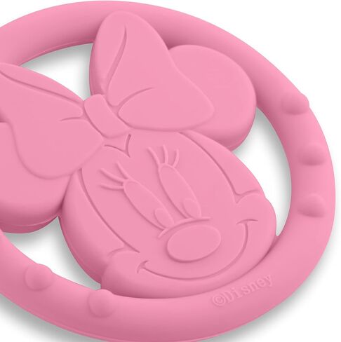 مجموعة ألعاب التسنين المصنوعة من السيليكون من Cudlie Disney للرضع، عضاضات من الفئة الغذائية وخالية من مادة BPA للأطفال من عمر 6 إلى 12 شهرًا، عبوتان من ألعاب التسنين لحديثي الولادة in Kuwait