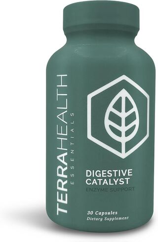 Terra Health Essentials Digestive Catalyst | Reduce IBS | Amylase, Protease & Glucoamylase (1 Bottle, 60 Capsules) in Saudi Arabia