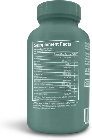 Terra Health Essentials Digestive Catalyst | Reduce IBS | Amylase, Protease & Glucoamylase (1 Bottle, 60 Capsules) in Saudi Arabia