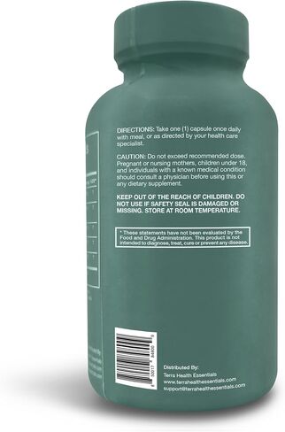 Terra Health Essentials Digestive Catalyst | Reduce IBS | Amylase, Protease & Glucoamylase (1 Bottle, 60 Capsules) in Saudi Arabia