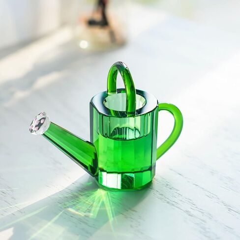 علبة سقاية كريستالية خضراء من QFkris، تماثيل فنية، زينة ثقالة الورق الزجاجية in Kuwait