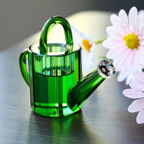 علبة سقاية كريستالية خضراء من QFkris، تماثيل فنية، زينة ثقالة الورق الزجاجية in Kuwait