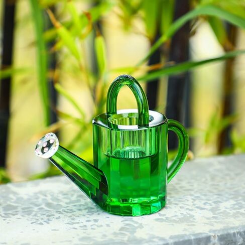 علبة سقاية كريستالية خضراء من QFkris، تماثيل فنية، زينة ثقالة الورق الزجاجية in Kuwait