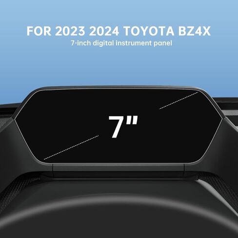 ZCLINKO 2023 Toyoat bZ4X Screen Protector Foils Dashboard Infotainment Display PET Plastic Film 2023 bZ4X Center Control Touchscreen 2023 bZ4X Protective Film 2023 Toyoat bZ4X Accessories 2Pcs in Saudi Arabia