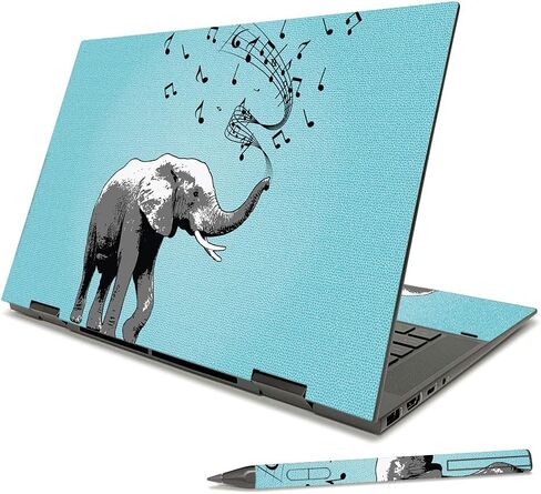 MightySkins Skin Compatible with HP Envy x360 15" (2021) - Cow Print | Protective, Durable, and Unique Vinyl Decal wrap Cover | Easy to Apply, Remove, and Change Styles | Made in The USA in Saudi Arabia
