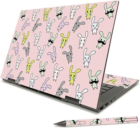 MightySkins Skin Compatible with HP Envy x360 15" (2021) - Cow Print | Protective, Durable, and Unique Vinyl Decal wrap Cover | Easy to Apply, Remove, and Change Styles | Made in The USA in Saudi Arabia