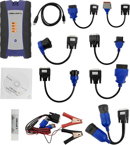 124032 Diagnostic Scanner Tool Compatible with Nexiq USB Link 2, Diesel Universal Truck Excavator Scanner Diagnosis Tool for Nexiq USB Link 2 Heavy Duty Truck in Saudi Arabia
