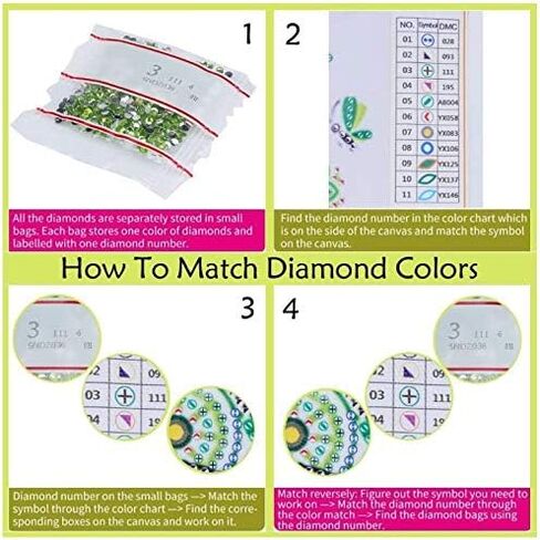 pigpigboss Colorful Flower Bookmark Diamond Painting Kit 2 Pieces Diamond Painting Arts Flower Bookmark Diamond Painting Set for Adult Book Decor Bookmark Diamond Dot (21 X 6 CM) in Saudi Arabia