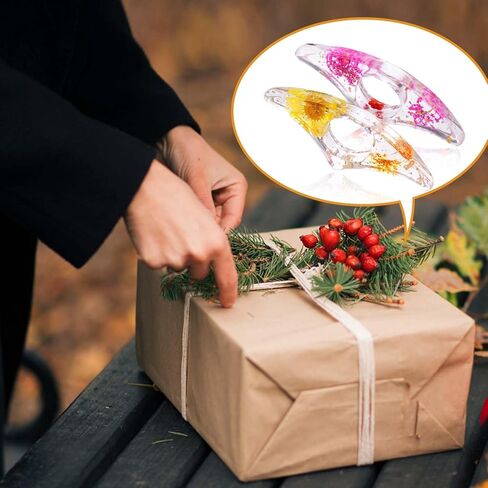 2 قطعة حامل صفحة كتاب الإبهام لمحبي الكتب، حامل صفحة كتاب الزهور المجففة، إشارات مرجعية من الراتنج، حامل صفحة وزن الكتاب in Kuwait