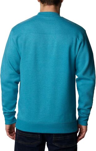 Columbia Men's Hart Mountain II Crew, Shasta Heather, Medium in Saudi Arabia