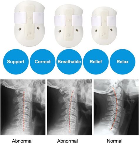 Neck Stretcher Collar Adjustable Neck Brace Perfect Neck Shape Cervical Support for Vertebrae Neck Pain Relief(M) in Saudi Arabia
