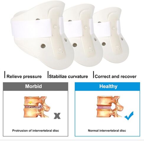 Neck Stretcher Collar Adjustable Neck Brace Perfect Neck Shape Cervical Support for Vertebrae Neck Pain Relief(M) in Saudi Arabia