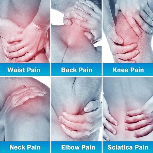 DOMAS TENS Unit Muscle Stimulator, Independent Channel TENS EMS Muscle Stimulator with Adjustable Pulse Width and Frequency in Kuwait