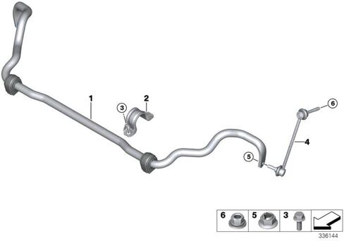 2007-2014 2 قطعة المثبت الأمامي Sway Bar جلبة لسيارات BMW E70 E71 X5 X6 رقم الاستبدال #31356774736 in Saudi Arabia