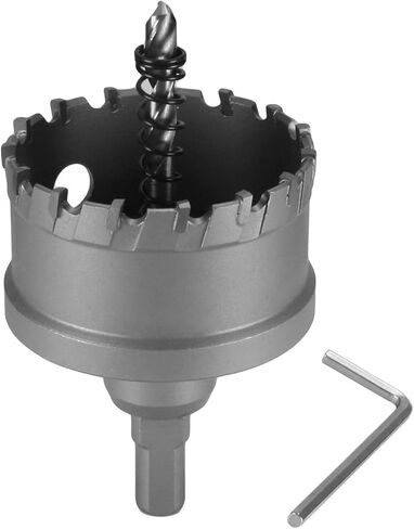 Utoolmart 58mm Carbide Hole Cutter, TCT Hole Saws for 5mm Stainless Steel Metal Sheet in Saudi Arabia