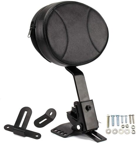 Motorcycle Adjustable Driver Rider Backrest Pad Replacement for 1997-2021 Harley Davidson Touring Models Road King/Street Glide/Road Glide/Electra Glide in Saudi Arabia
