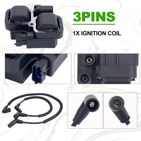 حزمة ملف الإشعال وغطاء سلك توصيل الإشعال لـ Can-Am Commande Maverick Renegade Outlander MAX 500 570 650 800 800R 1000 1000R Bombardier Traxter 500 650, 420265248 420265240 710000041 278001546 in Kuwait