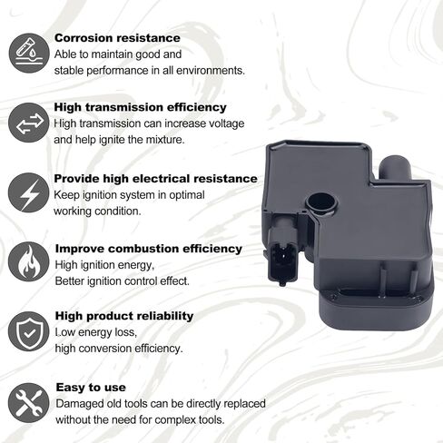 حزمة ملف الإشعال وغطاء سلك توصيل الإشعال لـ Can-Am Commande Maverick Renegade Outlander MAX 500 570 650 800 800R 1000 1000R Bombardier Traxter 500 650, 420265248 420265240 710000041 278001546 in Kuwait