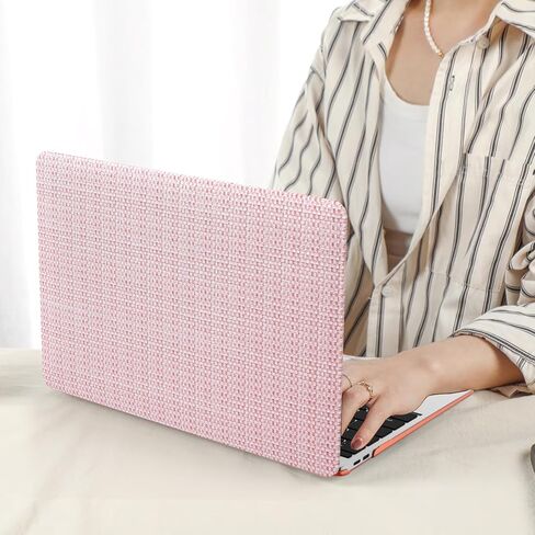 حافظة iCasso متوافقة مع جهاز MacBook Air 13 بوصة 2021 2020 2019 2018 إصدار A1932 A2179 M1 A2337، حافظة جلدية صلبة من البلاستيك + غطاء لوحة مفاتيح + واقي شاشة، زهور خضراء منقوشة in Kuwait