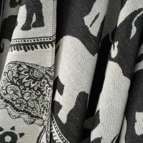 معطف نسائي على شكل فيل ملفوف شالات مفتوحة من الأمام شالات المعطف شالات الباشمينا للسفر خريف شتاء 2023 in Kuwait