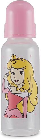 Baby Bottles 9 oz for Boys and Girls| 3 Pack of Disney "Princess Sparkles" Infant Bottles for Newborns and All Babies | BPA-Free Plastic Baby Bottle for Baby Shower in Saudi Arabia