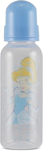 Baby Bottles 9 oz for Boys and Girls| 3 Pack of Disney "Princess Sparkles" Infant Bottles for Newborns and All Babies | BPA-Free Plastic Baby Bottle for Baby Shower in Saudi Arabia