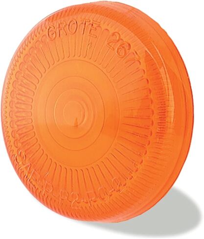 Grote 90163 Yellow Clearance Marker Replacement Lenses (2 1/2" Surface Mount Lens) in Saudi Arabia