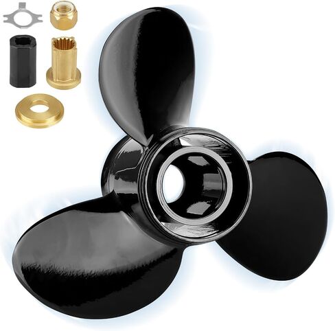 SEHNSUCHT Aluminum Boat Outboard Propeller Compatible with Mercury Marine Motors 60 75 90 100 115 125HP, 13 1/4" Diameter x17 Pitch, 15 Spline Tooth Boat Outboard Propeller Replace for 77344A45, RH in Saudi Arabia