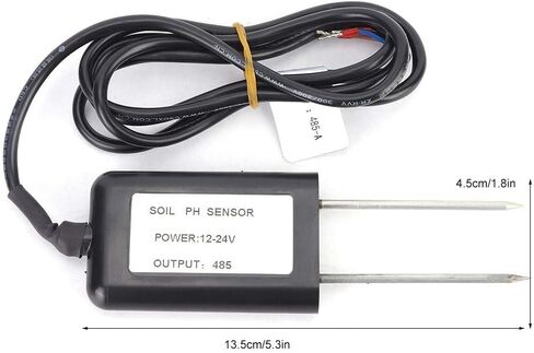 Taidda- Soil Ph Sensor, Soil Meters Rs485/0-5V / 0-10V / 4-20Ma Output Easy to Operate High Density Epoxy Resin Soil Ph Sensor, Soil Ph Meter, for Flowers and Vegetables Plant Culture in Saudi Arabia