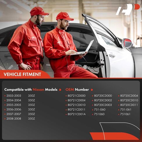 منظم نوافذ كهربائي ممتاز مع محرك متوافق مع نيسان 350Z 2003-2009 جانب السائق الأمامي in Kuwait