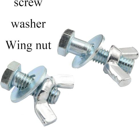 10 قطعة مسامير ربط سداسية من الفولاذ الكربوني المجلفن 3/8 "-16x1-1/2" مع صامولة جناح 3/8 "-16 وغسالة مسطحة مجلفنة 3/8" in Kuwait