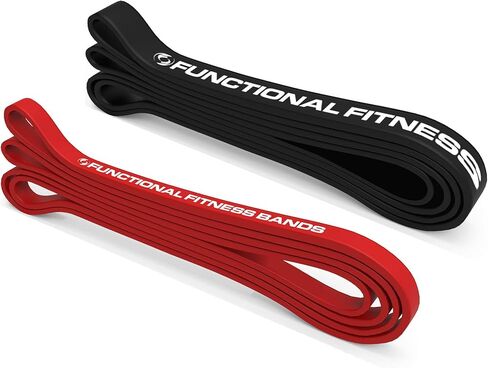 Pull Up Assist Bands Set by Functional Fitness. Heavy Duty Resistance and Assistance Training Band in Saudi Arabia
