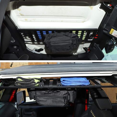 JeCar Roof Rack Hard Top Molle Panel Exterior Accessories for 2007-2018 Jeep Wrangler JK 4 Door in Saudi Arabia