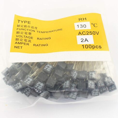 10pcs. of New RH 130C Thermal Fuse 2A 250V in Saudi Arabia